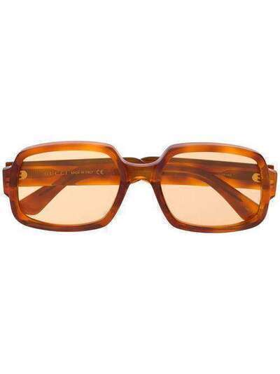 Gucci Eyewear солнцезащитные очки в прямоугольной оправе GG0704S002