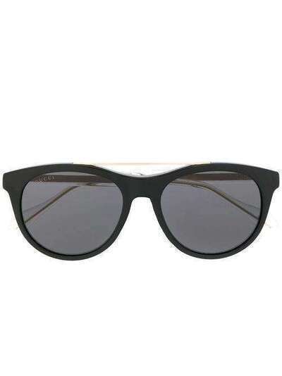 Gucci Eyewear солнцезащитные очки в круглой оправе GG0559S001