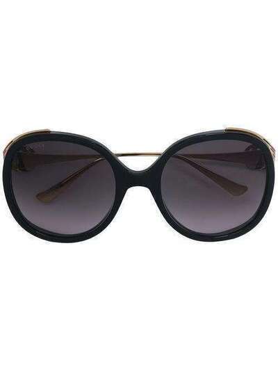 Gucci Eyewear солнцезащитные очки в круглой оправе GG0226S001