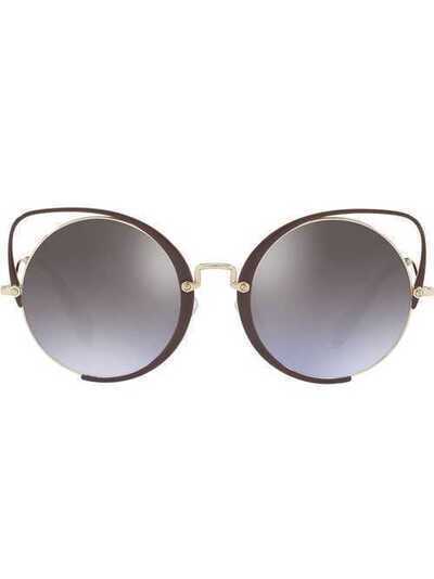 Miu Miu Eyewear солнцезащитные очки 'Scenique Croisière '18' MU51TSR1J2H2