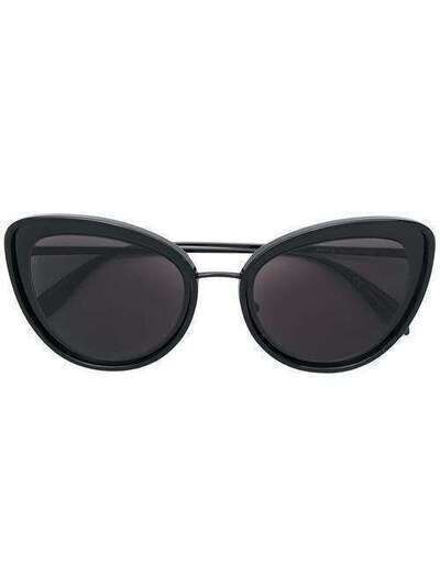 Alexander McQueen Eyewear солнцезащитные очки в оправе 'кошачий глаз' AM0177S