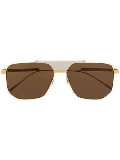Bottega Veneta Eyewear солнцезащитные очки-авиаторы 620603V4451