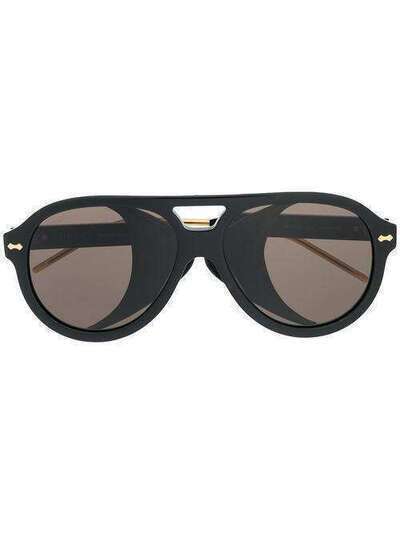 Gucci Eyewear солнцезащитные очки в круглой оправе GG0670S