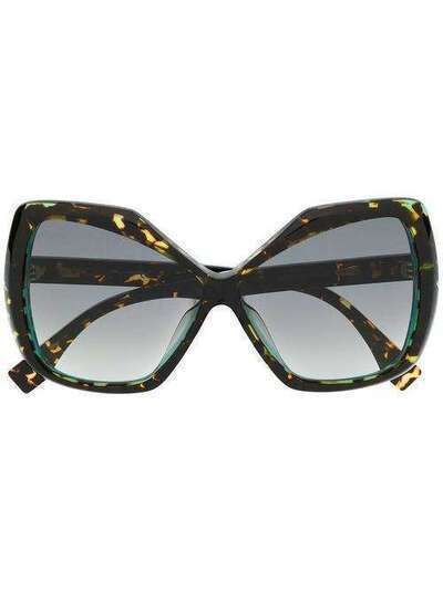 Fendi Eyewear массивные солнцезащитные очки с эффектом градиента FF0092S
