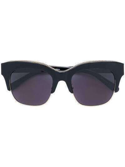Stella McCartney Eyewear солнцезащитные очки 'Falabella' с цепочной отделкой SC0075S