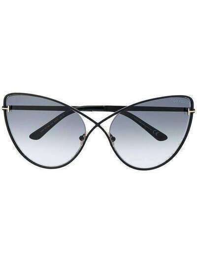 Tom Ford Eyewear солнцезащитные очки в оправе 'кошачий глаз' FT0786