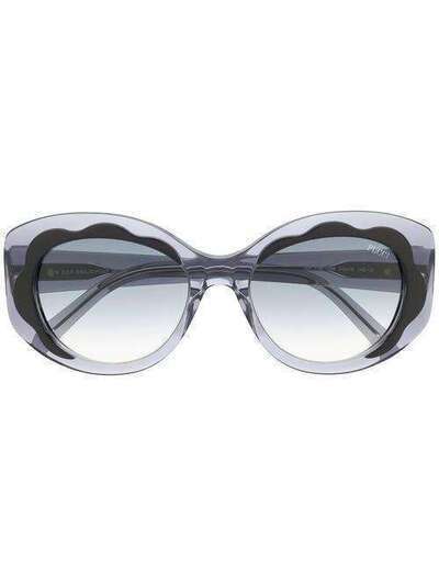 Emilio Pucci солнцезащитные очки 1980-х годов в круглой оправе EP0136