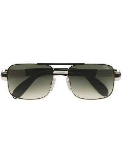 Cazal квадратные солнцезащитные очки 988