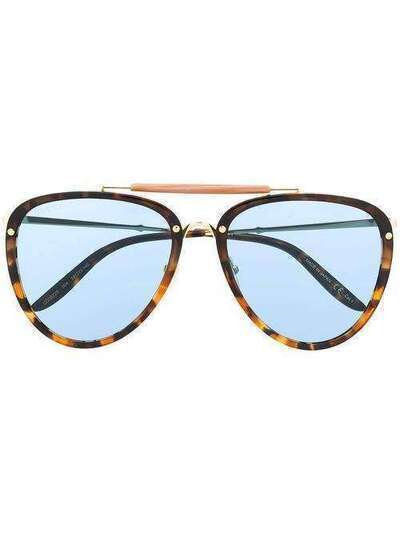 Gucci Eyewear солнцезащитные очки-авиаторы GG0672S004