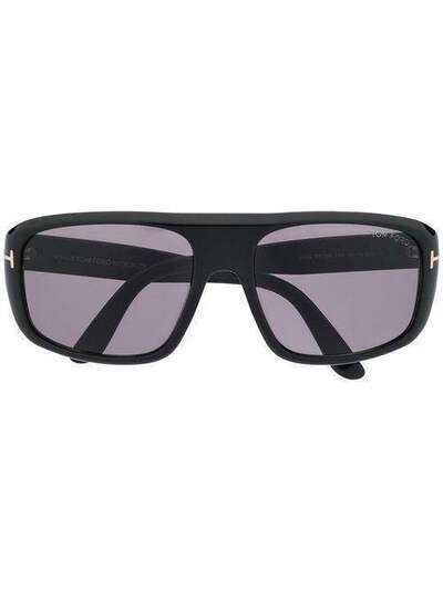 Tom Ford Eyewear солнцезащитные очки FT0754 в прямоугольной оправе FT0754
