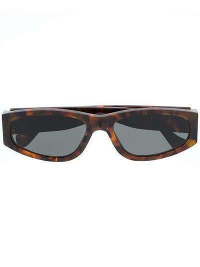 Retrosuperfuture солнцезащитные очки в прямоугольной оправе 1XR