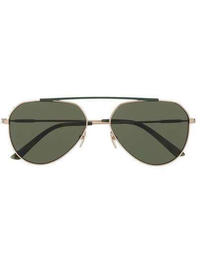 Calvin Klein солнцезащитные очки-авиаторы в матовой квадратной оправе CK19147S