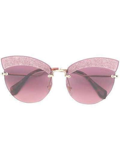 Miu Miu Eyewear Runaway show glitter sunglasses MU58TS