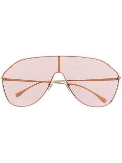 Fendi Eyewear массивные солнцезащитные очки FF0405S