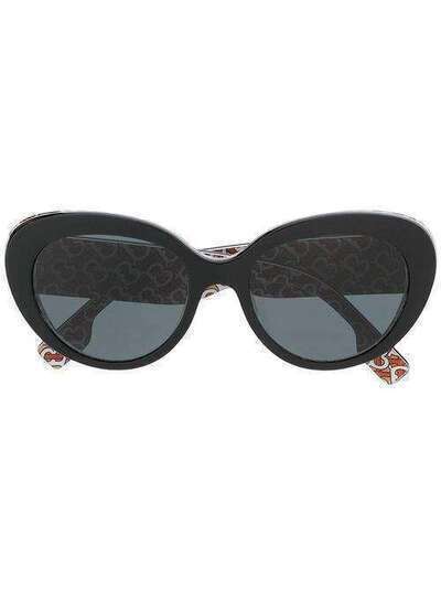 Burberry Eyewear солнцезащитные очки в оправе 'кошачий глаз' 0BE429838228754