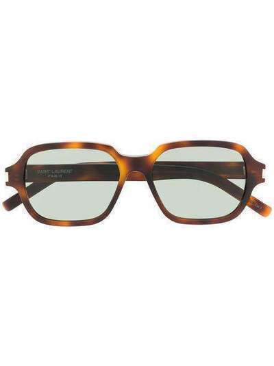 Saint Laurent Eyewear солнцезащитные очки в квадратной оправе 560047Y9901