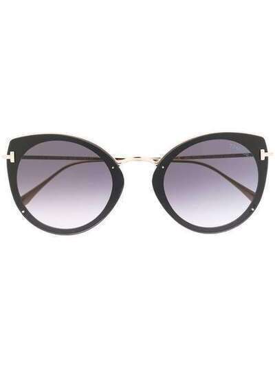 Tom Ford Eyewear солнцезащитные очки в оправе 'кошачий глаз' с эффектом градиента FT0683