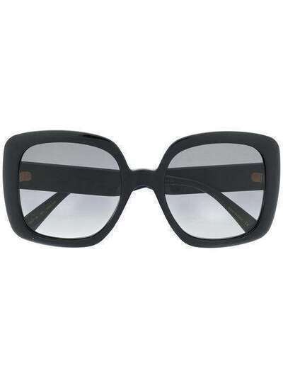 Gucci Eyewear солнцезащитные очки в массивной квадратной оправе GG0713S001