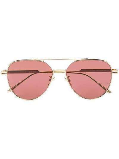 Bottega Veneta Eyewear солнцезащитные очки-авиаторы BV1013SK