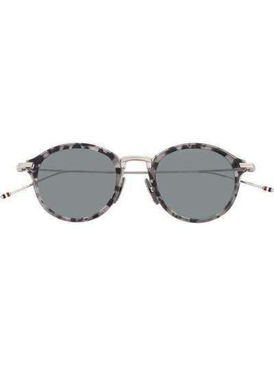 Thom Browne Eyewear солнцезащитные очки в круглой оправе TBS908