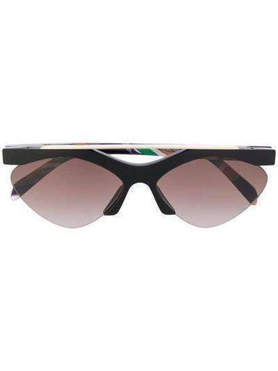 Emilio Pucci солнцезащитные очки с геометричным принтом EP0137