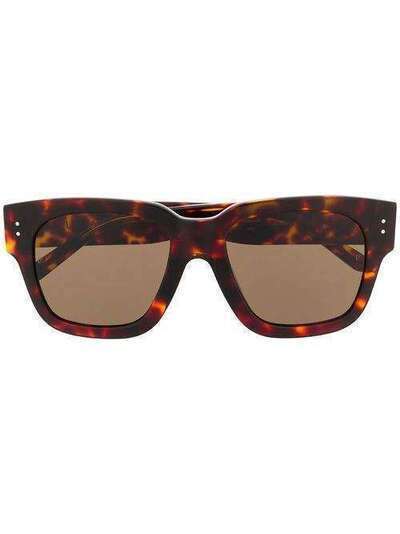 Linda Farrow солнцезащитные очки в квадратной оправе черепаховой расцветки LFL1050C2SUN