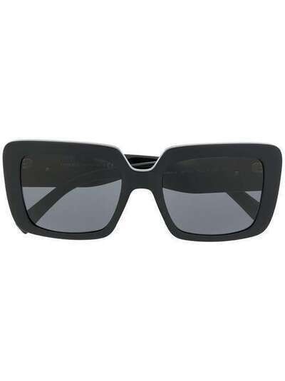 Versace Eyewear солнцезащитные очки в массивной оправе с затемненными линзами VE4384B