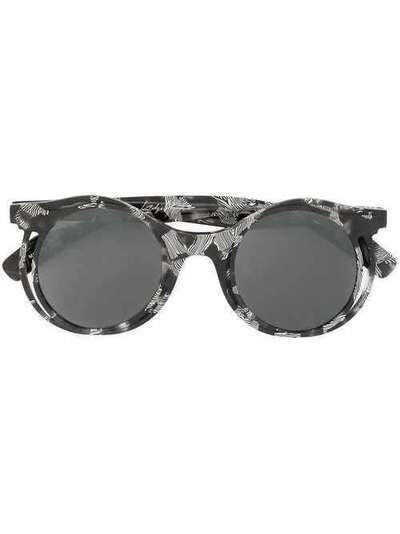 Yohji Yamamoto солнцезащитные очки в круглой оправе YY5021