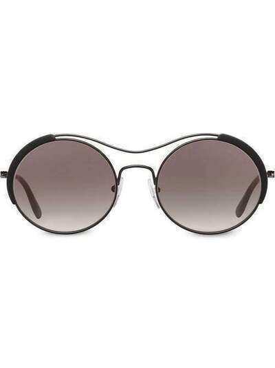 Prada Eyewear солнцезащитные очки в круглой оправе SPR55VE264