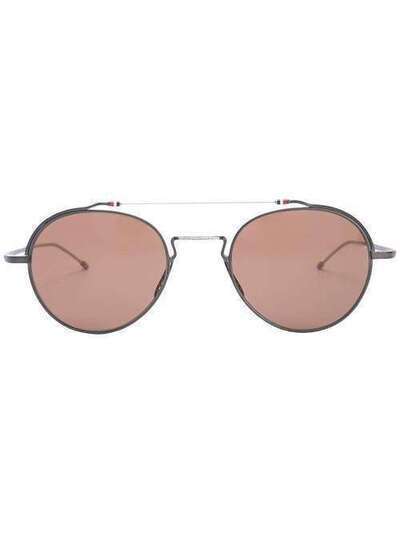 Thom Browne Eyewear солнцезащитные очки-авиаторы TBS912