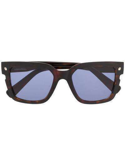 Dsquared2 Eyewear солнцезащитные очки в квадратной оправе DQ02695152V