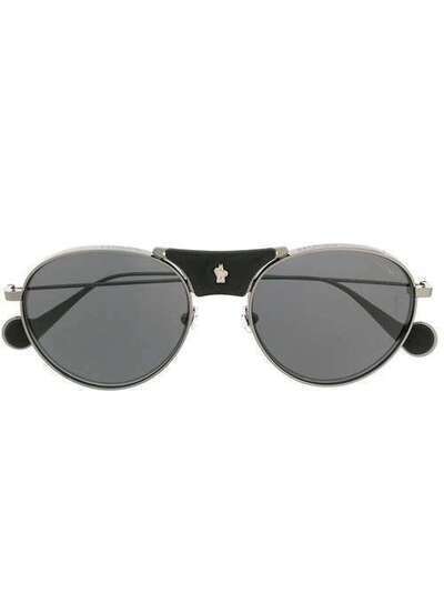 Moncler Eyewear солнцезащитные очки в круглой оправе ML01055408A