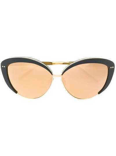 Linda Farrow солнцезащитные очки в оправе "кошачий глаз" LFl579C2SUN