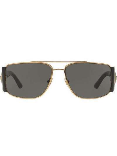 Versace Eyewear очки-авиаторы с широкими дужками VE2163100287