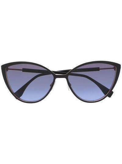 Fendi Eyewear солнцезащитные очки в оправе 'кошачий глаз' FF0413S