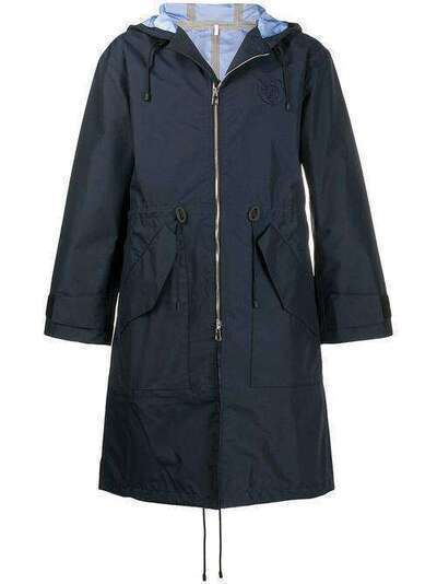 Loewe пальто на молнии с капюшоном H2101161GE