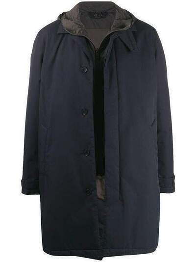 Z Zegna пальто с капюшоном и съемной подкладкой-жилетом VU013ZZ218