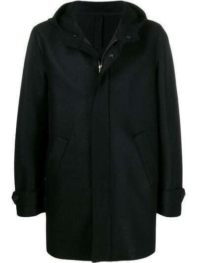 Harris Wharf London однобортное пальто с капюшоном C9118MLKY199149467
