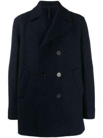 Harris Wharf London двубортное пальто C9314MLC