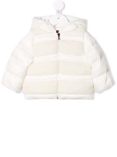 Moncler Enfant пуховик с капюшоном