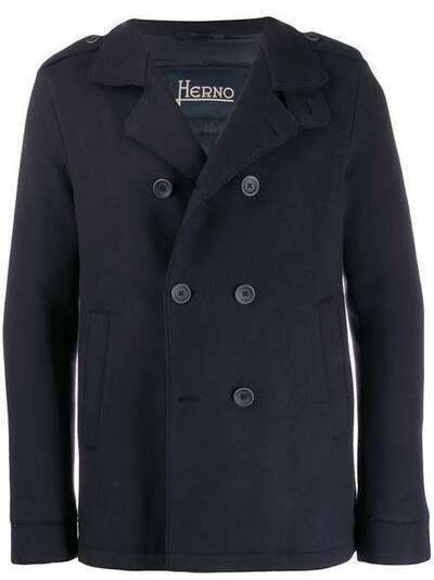 Herno двубортное пальто PC0102U33187