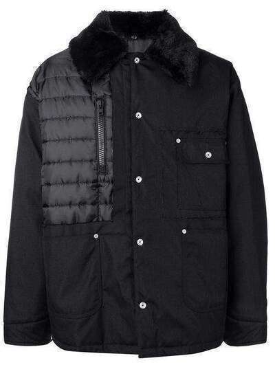 Maison Margiela пальто с меховым воротником S30AM0421S49413