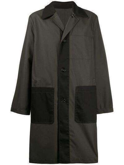 Marni однобортное пальто со вставками TUMU0056BQS52545
