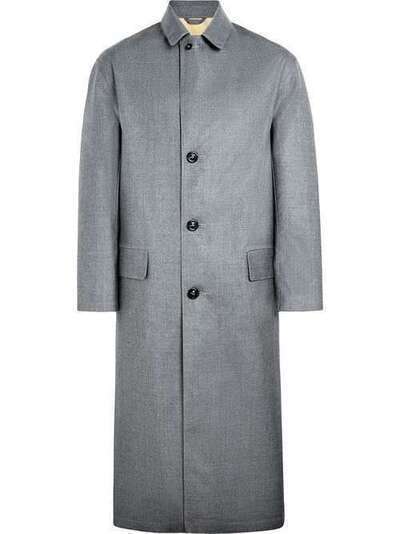 Mackintosh пальто с геометрическим декором на спине CI0005