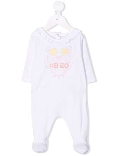 Kenzo Kids комбинезон с вышитым логотипом