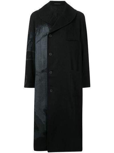 Yohji Yamamoto пальто со смещенной застежкой HCC21808