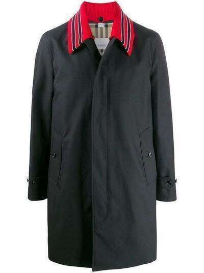 Burberry пальто со съемным воротником 8023680