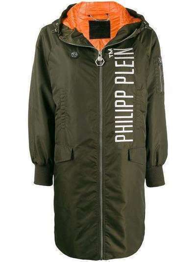 Philipp Plein плащ с вышитым логотипом F19CWRA0268PTE003N