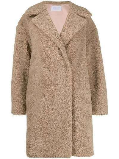 Harris Wharf London пальто с потайной застежкой A1458MYS