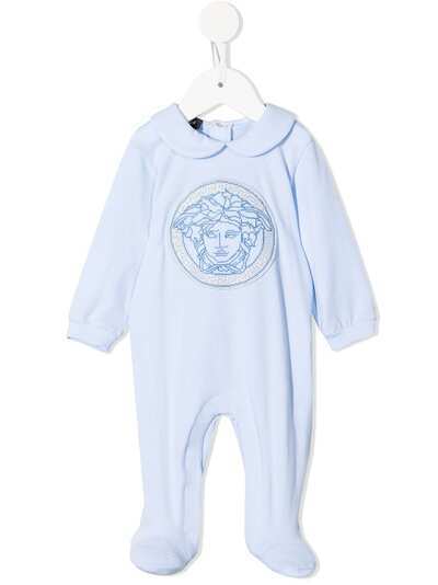 Versace Kids пижама с вышивкой Medusa